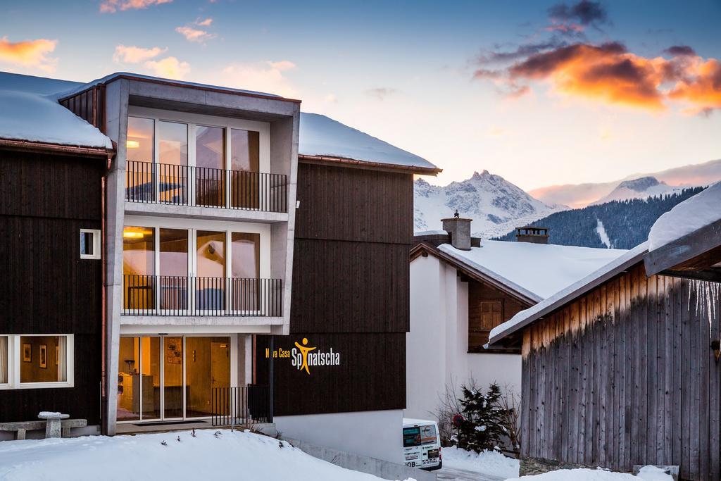 Nova Casa Spinatscha Sedrun 호스텔 외부 사진